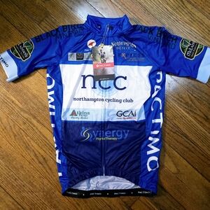NWT MENS PACTIMO CYCLING JERSEY XS BICYCLE ATHLETE